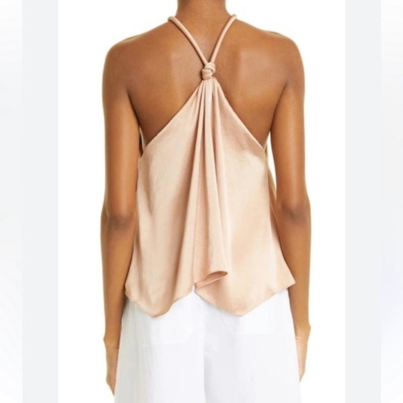 A.L.C. Calypso Halter Tank In Bella Elegant Cream Blush Cami Halter Top NWOT - Picture 2 of 12